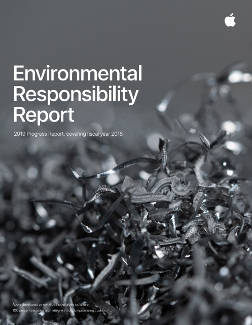 Environmental Responsibility Report: 2019 Progress Report, covering fiscal year 2018