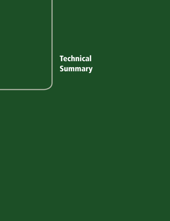 IPCC Chapter 3: Technical Summary