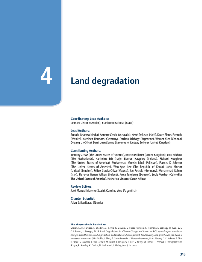 Chapter 04: Land degradation